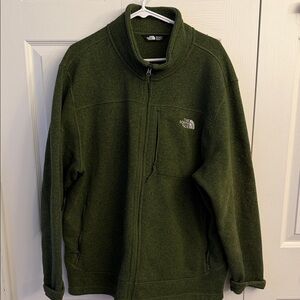 The North Face Men's Olive Zip-Up Jacket